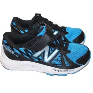 Original NB New Balance Speed Ride Kids Sneakers Blue Athletic Light Sz 13